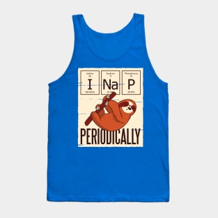 "I Nap Periodically" Sloth Tank Top